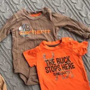 Baby Carhartt onesies